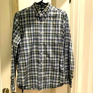 JCrew Flex Washed Classic Fit Button Down size M